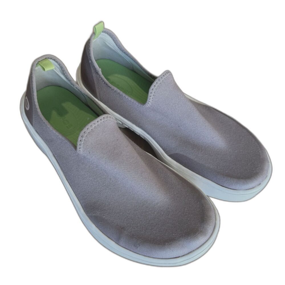OOFOS OOmg eeZee Low Recovery Slip-On Shoes Light Purple Women sz 8.5 Comfort